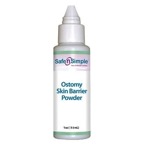 Safe N Simple - Safe n' Simple - SNS92301 -  Ostomy Skin Barrier Powder, 1 Ounce Bottle.