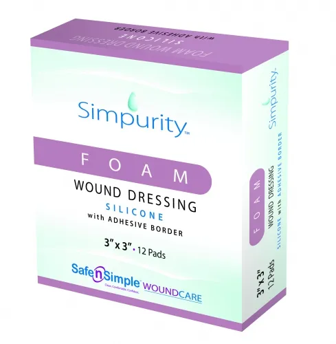 Safe n Simple - From: rrsns77733bx To: rrsns77744ea - Simpurity Foam Wound Dressing Bordered Silicone