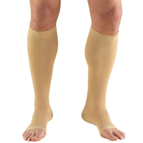 Sai Therapeutic Brands - 0864BG-XL - Truform 20-30mmhg Hosierybelow Knee,open Toe,dot Top,beige