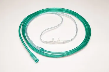 Salter Labs - Salter-Style - 1611-7-50 - Salter Style Neonate cannula, clear with 7' (2.13m) supply tube, three channel safety. For oxygen flows up to 3 LPM.