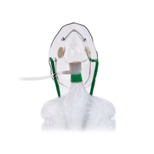 Bound Tree Medical - 30051 - Curaplex Oxygen Mask, Adult, Elongated, Partial Nrb W/vent, Reservoir Bag, 7 Ft Tubing 50ea/cs