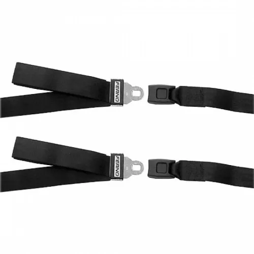 SAM Medical - From: 50430-7BK To: 506023O - Bound Tree Medical Restraint Strap 2 Pc, Nylon, Metal Push Button Buckle, Loop Ends