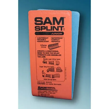 SAM Medical - From: 770-1410EA To: 770-1412EA  SAM Splint, Junior, Flat
