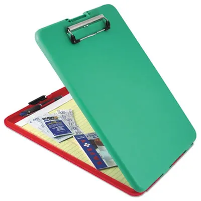 Saundermfg - SAU00580 - Slimmate Show2Know Safety Organizer, 1/2" Clip Cap, 9 X 11 3/4 Sheets, Red/Green