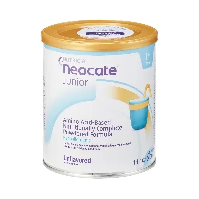 Nutricia North America 7531 - 127048 - Neocate Junior Pediatric Nutrition Unflavored Powder 14.1 oz. Can, Amino acid-based, 1,912 Calories per Can, Hypoallergenic.