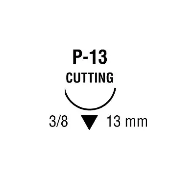 Medtronic / Covidien - Sc5588g - Suture, Premium Reverse Cutting, Needle P-13, 3/8 Circle