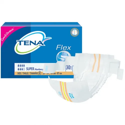 Essity - From: 67804 To: 67807 - TENA ProSkin Flex Super Unisex Adult Incontinence Belted Undergarment TENA ProSkin Flex Super Size 8 Disposable Heavy Absorbency