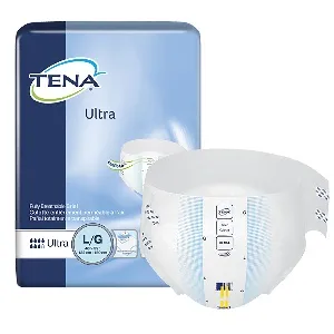 Essity - TENA Ultra - 67351 -  Unisex Adult Incontinence Brief  Large Disposable Heavy Absorbency