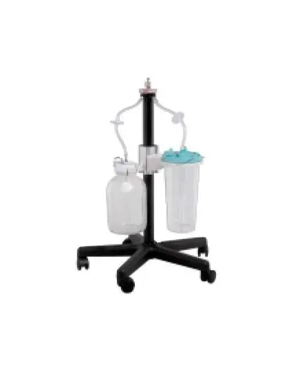 Precision Medical - SCS2000 - Suction Roll Stand Without Basin Five Leg Base