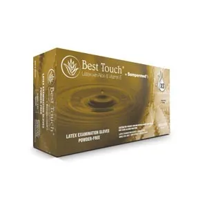 Best Touch - Sempermed USA - BTLA101 - Exam Glove, Latex, Coated with Aloe & Vitamin E, Powder-Free (PF)