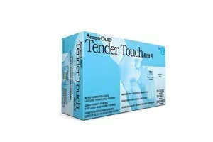 Tender Touch - Sempermed USA - TTNF205 - Exam Glove, Nitrile, Powder Free (PF), Beaded Cuff, Textured Fingers, Ambidextrous