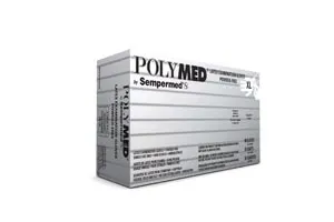 Sempermed - From: PM101 To: PM105  Polymed    USA Exam Glove, Natural Rubber Latex, Powder Free (PF), Beaded Cuff, Ambidextrous