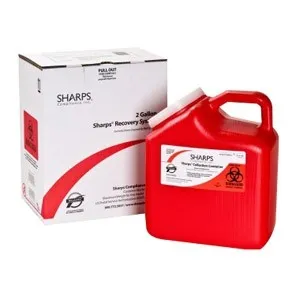 Sharps Compliance - 12000012W - Sharps Recovery System with Wide Mouth, 2 gal