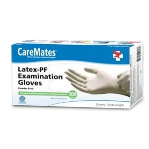 Shepard Medical - CareMates - 10312020 -  Latex Exam Gloves, Powder free, Textured