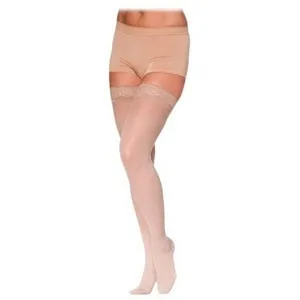 Sigvaris - 843NMLW35 - Soft Opaque Thigh-High with Grip-Top, 30-40, Long, Closed
