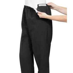 Silverts - SV23120-SV3-XL - SV23120 Soft Knit Easy Access Pants For Women-Navy-Extra Large