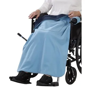 Silverts - From: SV30210-SV1213-OS to  SV30210-SV671-OS - Silverts SV30210 Womenss Wheelchair Blanket SV30210-SV1213-OS Cover-Sky Blue/Midnight-One