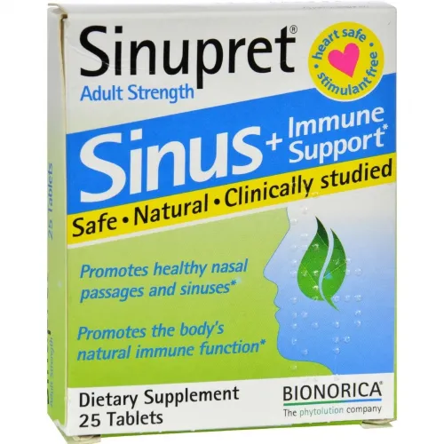 Sinupret By Bionorica - 253024 - 262717 - Sinupret Plus for Adults - 25 Tablets