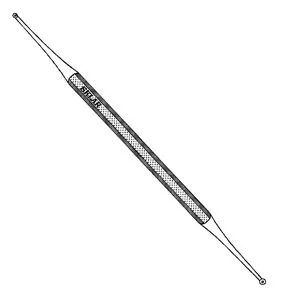 Sklar Surgical Instruments - From: 97-0532 To: 97-0536 - Sklar Instruments Curette Excavator, Double Ended, #58 1 2, 1.5 X 2mm, 5.5" Overall Length (DROP SHIP ONLY)