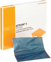 Smith & Nephew - From: 20101 To: 20301 - Acticoat Silver Barrier Dressing Acticoat 4 X 4 Inch Square Sterile