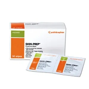 Smith & Nephew - From: 420400 To: 420471 - Skin Prep Skin Barrier Wipe Skin Prep 75 to 100% Strength Isopropyl Alcohol Individual Packet Sterile