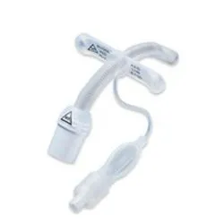 Smiths Medical Asd - Bivona - 67PFSS45 - Bivona FlexTend TTS Pediatric Straight Neck Flange Tracheostomy Tubes, Size 4.5. Sterile with obturator, twill tape and disconnection wedge. I.D. 4.5 mm x O.D. 6.7 mm x 104 mm  overall length.