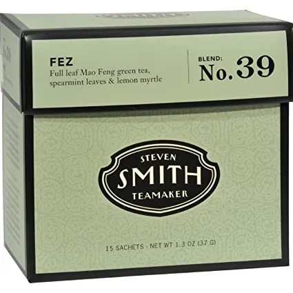 Smith Tea - 235044 - Green Tea Fez 15 tea bags