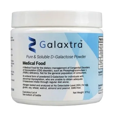 Solace Nutrition - 4001 - Galaxtra Pure and Soluble D-Galactose Powder 375g Can