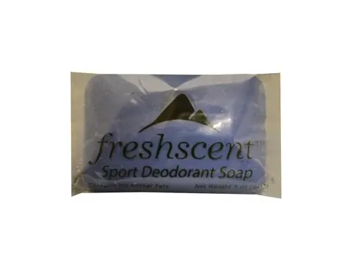 New World Imports - SPTBS5 - Freshscent Sport Deodorant Soap, Vegetable Based, Individually Wrapped