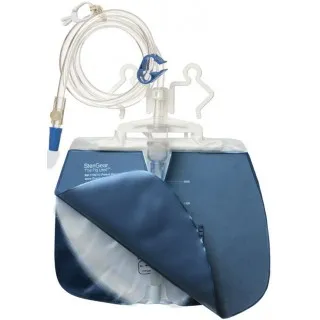 McKesson - From: 4601 To: 4605  Urinary Leg Bag  AntiReflux Valve Sterile 500 mL Vinyl