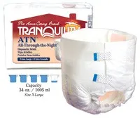 Tranquility - From: 2183 To: 2187  Tranquility ATNUnisex Adult Incontinence Brief Tranquility ATN Medium Disposable Heavy Absorbency