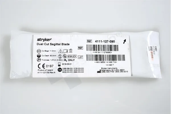 Stryker - 4111-127-090 - Blade: Dual Cut Sagittal Blade 11.0mm - 90.0mm