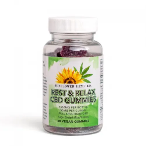 Sunflower Hemp - SCVG301500 - Rest & Relax Vegan Gummies 