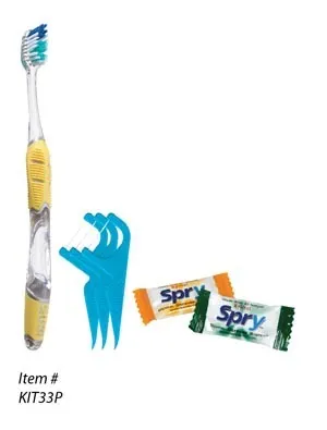 Sunstar Americas - KIT33P - Adult Complete Care Patient Pack Includes: 144 GUM Complete Care Adult Toothbrushes, 144 Eez-Thru Vitamin E & Fluoride Flosser 3-Packs, 288 of Xylitol Gum, 144 Clear Patient