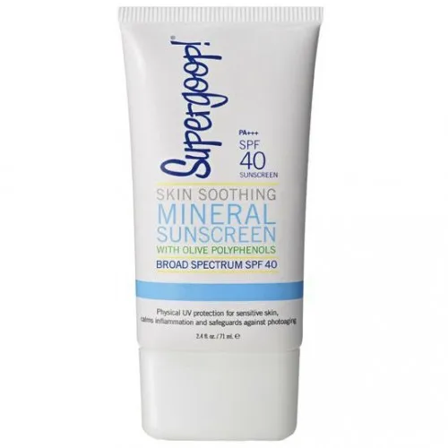 Supergoop - 1976 - Supergoop Skin Soothing Mineral Sunscreen with  Polyphenols SPF 40
