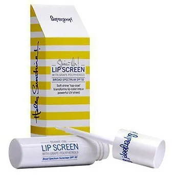 Supergoop - 5138 - Shine On Lip Screen with  Polyphenols SPF 50, 4 ml