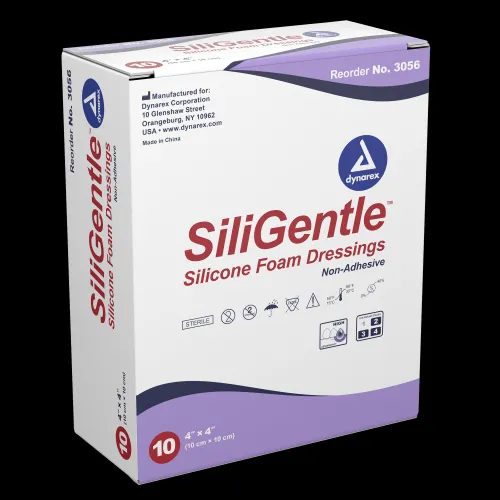 Supreme Medical - 3058 - Siligentle Bordered Silicone Foam Dressing 2 X2