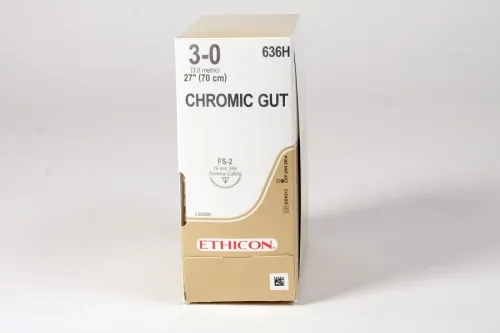 Surgical Specialties - C1654N - Chromic Gut Suture, Reverse Cutting, 3/8 Circle