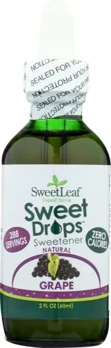 Sweetleaf Stevia - KHFM00959841 - Liquid Stevia Sweet Drops Sweetener Grape