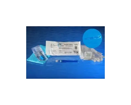 Cure Medical - Cure Twist - T12k - Intermittent Catheter Tray Cure Twist Female / Straight Tip 12 Fr. Without Balloon
