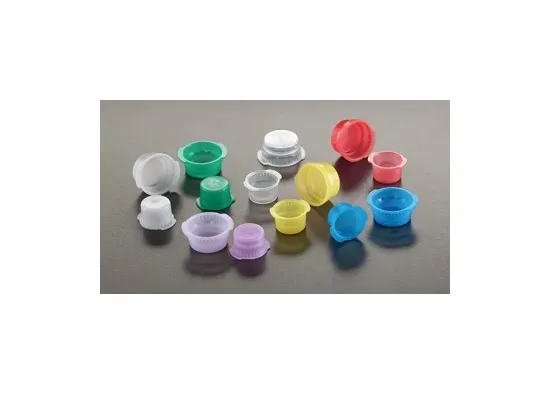 Simport Scientific - Vacucap T402 Series - T402-13GY - Vacucap T402 Series Tube Closure Ldpe Flanged Plug Cap Gray 13 Mm For 13 Mm Blood Collection And Culture Tubes Nonsterile