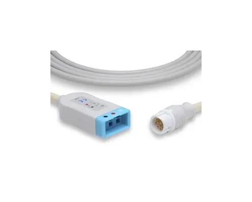 Cables and Sensors - From: TA-23850 To: TA-25850 - ECG Trunk Cable, 3 Leads, Philips Compatible w/ OEM: 43385, M1500A, 989803103811, M1540C, 453561233921, CBT 03JB 10CS 0121, 0012 00 0846, 43385 (DROP SHIP ONLY) (Freight Terms are Prepaid & Added to Invoi
