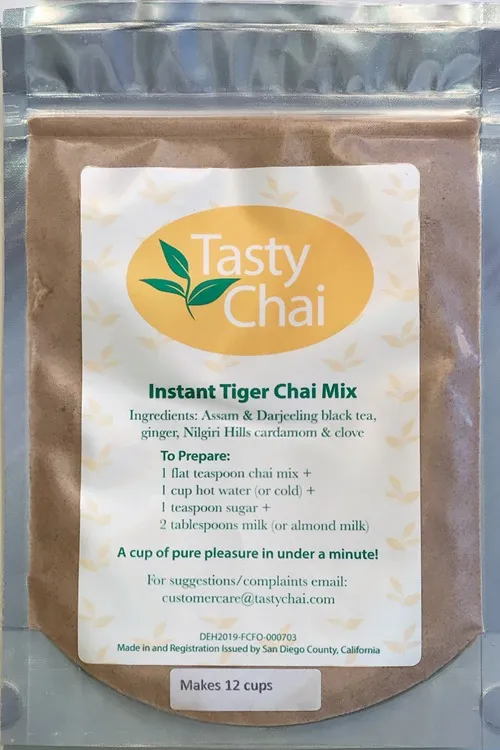 Tasty Chai - From: TIGERCHAI12 To: TIGERCHAI25 - Tastychai Tiger Chai Mix