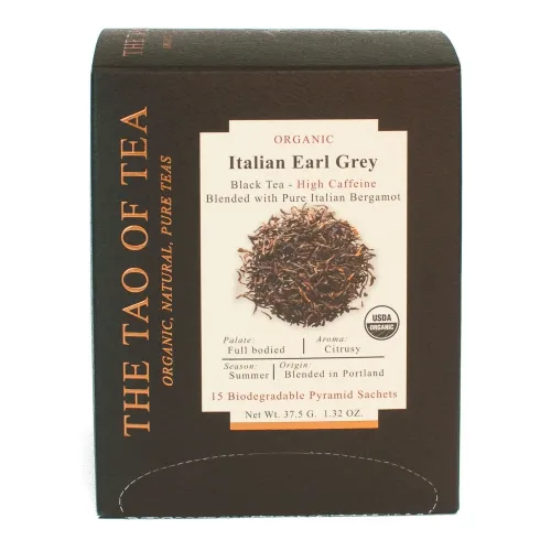 The Tao of Tea - 235802 - The Tao of Tea Pyramid Sachets Italian Earl Grey 15 count