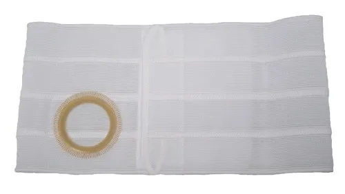 Nu-Hope - Nu-Form - 6455 - Nu-Form Support Belt 2-3/8" Opening 1-1/2" From Bottom, 8" Wide, 28" - 31" Waist, Small, Cool Comfort Elastic, Right Sided Stoma.