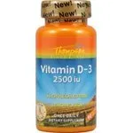 Thompson - 223895 - Vitamin Vitamin D-3 2,500 I.U., Lemon Flavored 90 chewable tablets