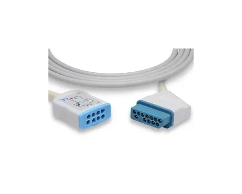 Cables and Sensors - TK-25090 - ECG Trunk Cable, 3/6 Leads, Nihon Kohden Compatible w/ OEM: JC-906PA, CB-85600, NENK2042, K922A (DROP SHIP ONLY) (Freight Terms are Prepaid & Added to Invoice - Contact Vendor for Specifics)
