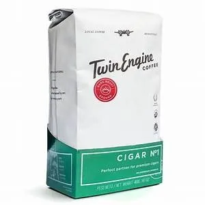 Twin Engine Coffee - From: 235687 To: 235690 - Organic Farm to Roast Coffee Cigar No.1 Dark Ground  unless noted