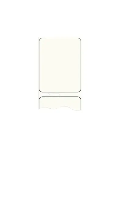 United Ad Label - Dymo - ULDT12125 - Blank Label Dymo Printer Label White Thermal 1 X 2-1/8 Inch