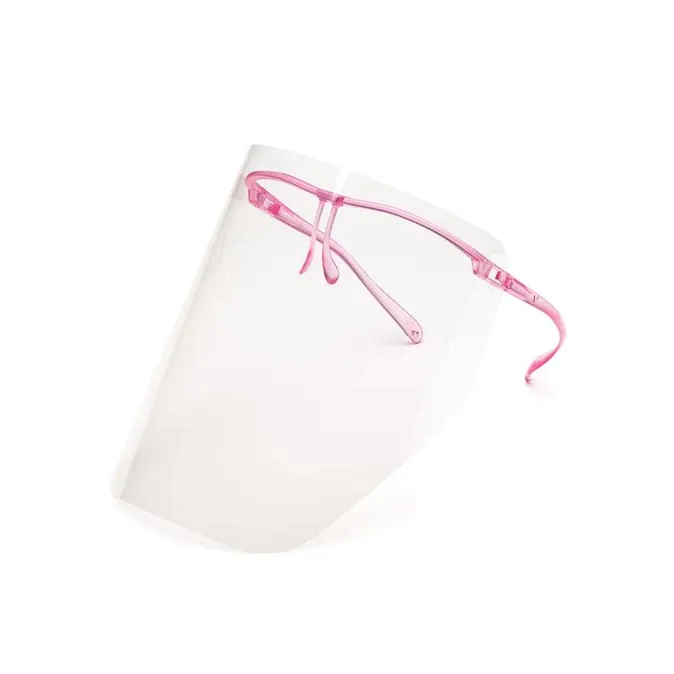Univet - MDU7007S - Model 711 CLR-PNK Faceshield - Clear-Pink-Not for Re-sale on Amazon or Any Other Third Party Sites-